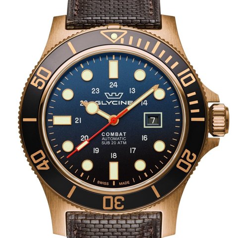 Glycine Combat Sub 48 Bronze