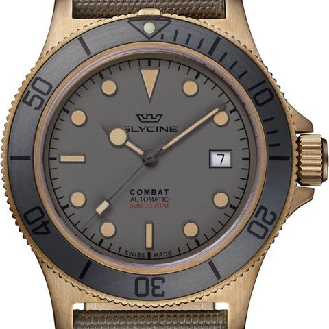 Glycine Combat Sub Bronze 42