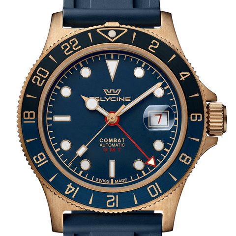 Glycine Combat Sub GMT Bronze 42