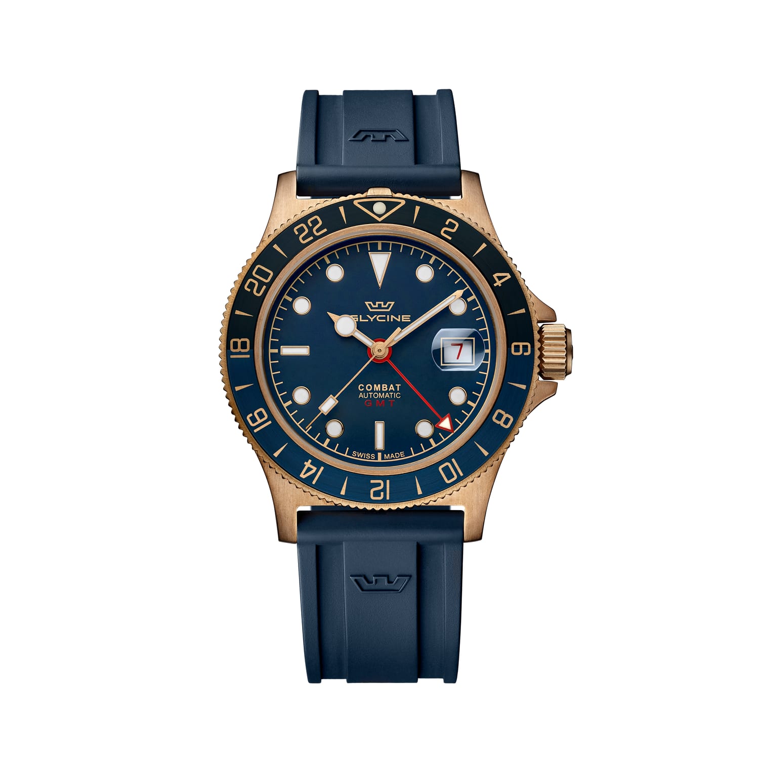 Glycine Combat Sub GMT Bronze 42
