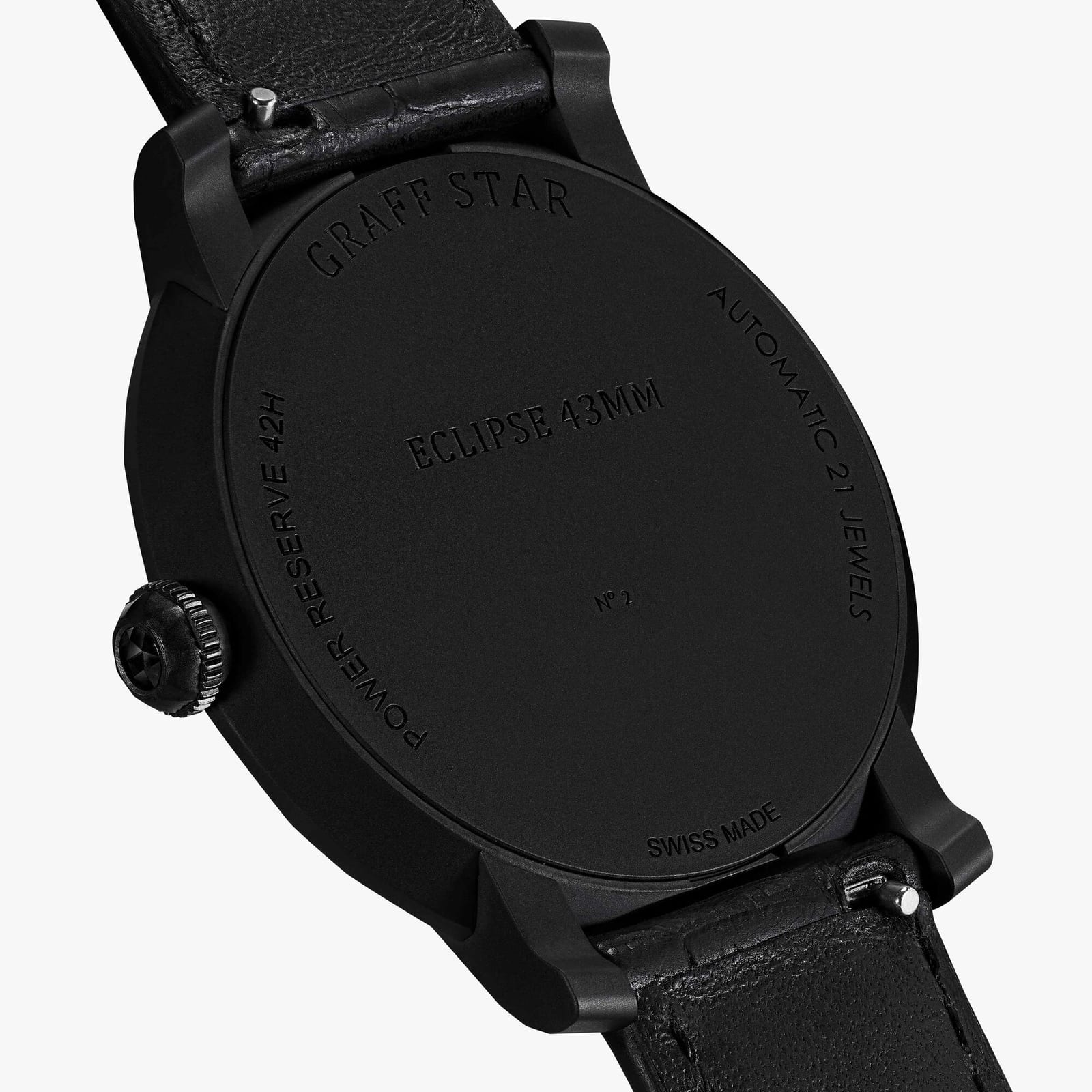 Graff Slim Eclipse 43mm (Titanium Black DLC)