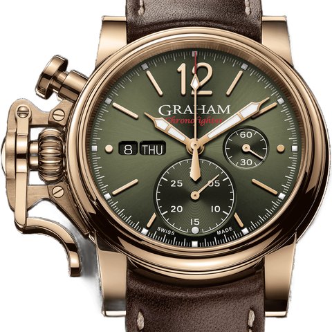 Graham Chronofighter Vintage Bronze and Green