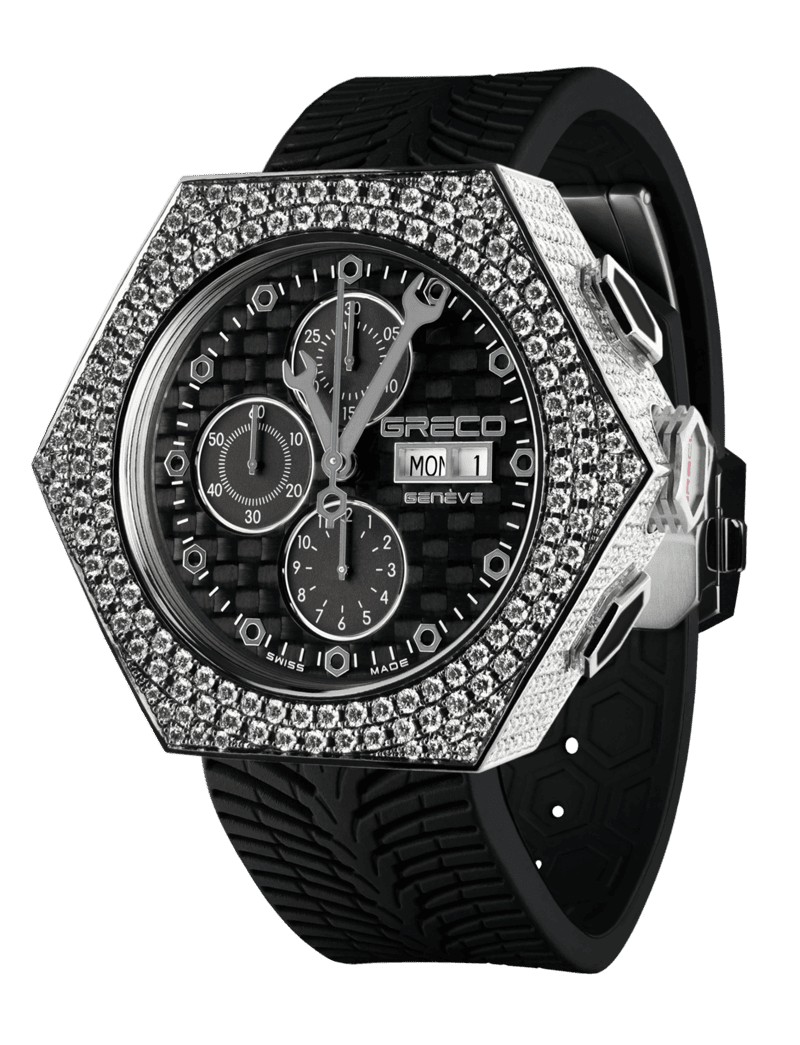 Greco Geneve LTM Chronograph RT-008 Diamond Sun