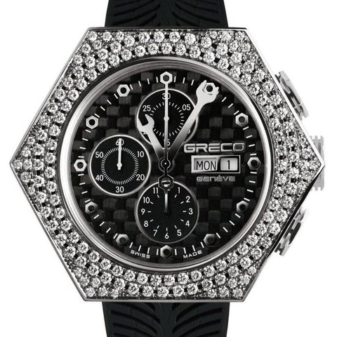 Greco Geneve LTM Chronograph RT-008 Diamond Sun