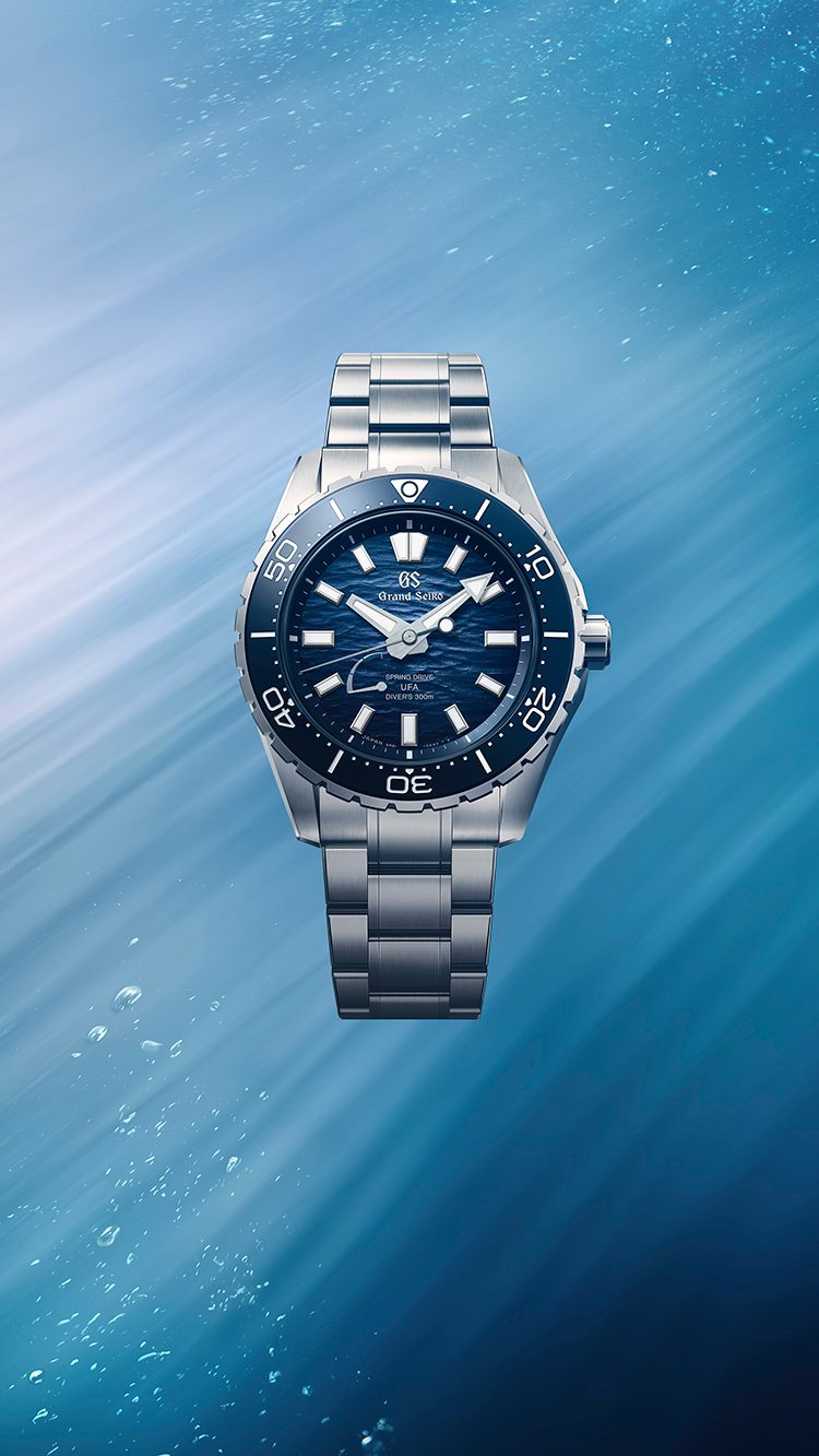 Grand Seiko Spring Drive U.F.A. Ushio 300 Diver (SLGB023, blue)