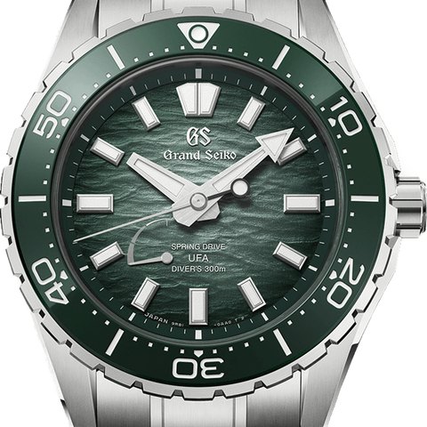 Grand Seiko Spring Drive U.F.A. Ushio 300 Diver (SLGB025, green)