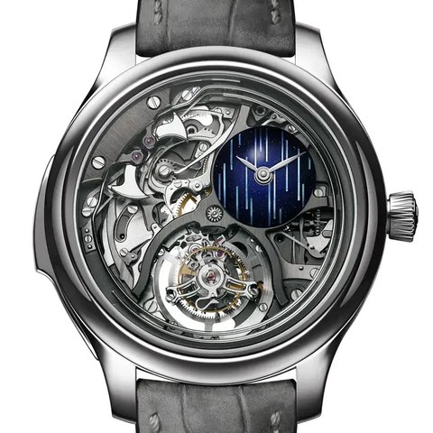 H. Moser & Cie Endeavour Minute Repeater Cylindrical Tourbillon Skeleton Cosmic Rain (titanium)
