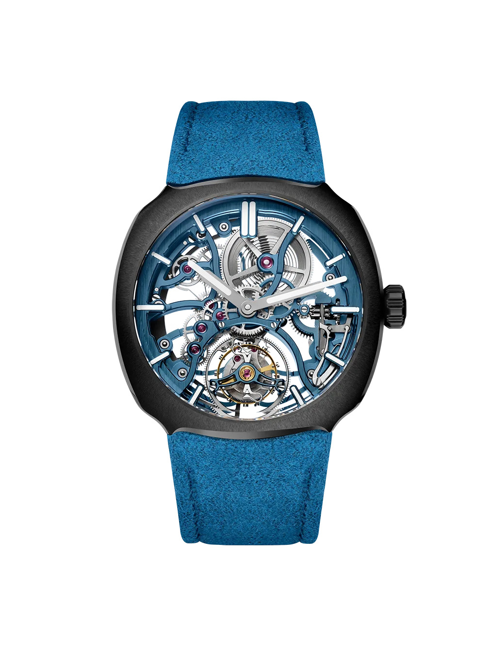 H. Moser & Cie Streamliner Tourbillon Skeleton Ceramic Alpine Limited Edition