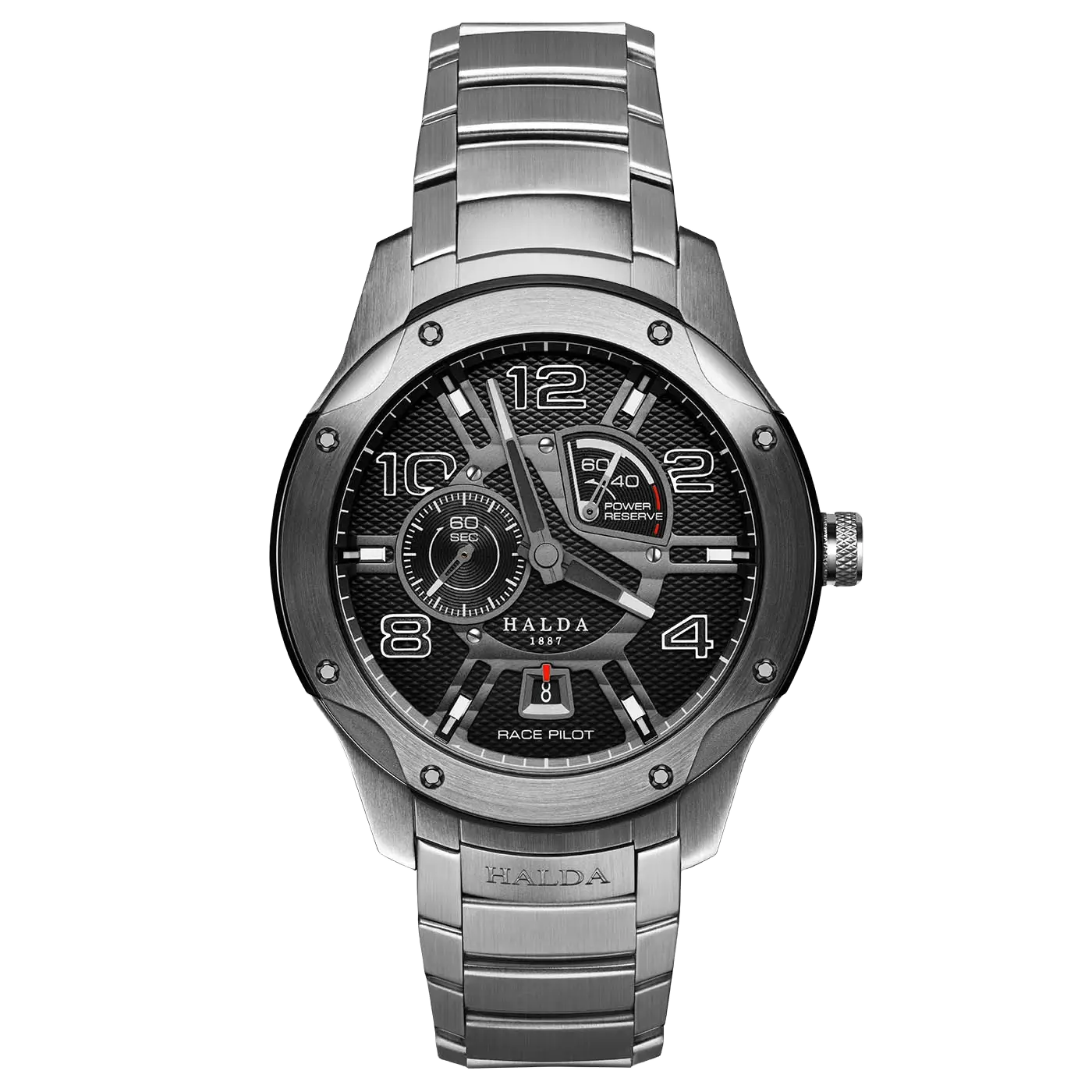 Halda Race Pilot Black Luminova