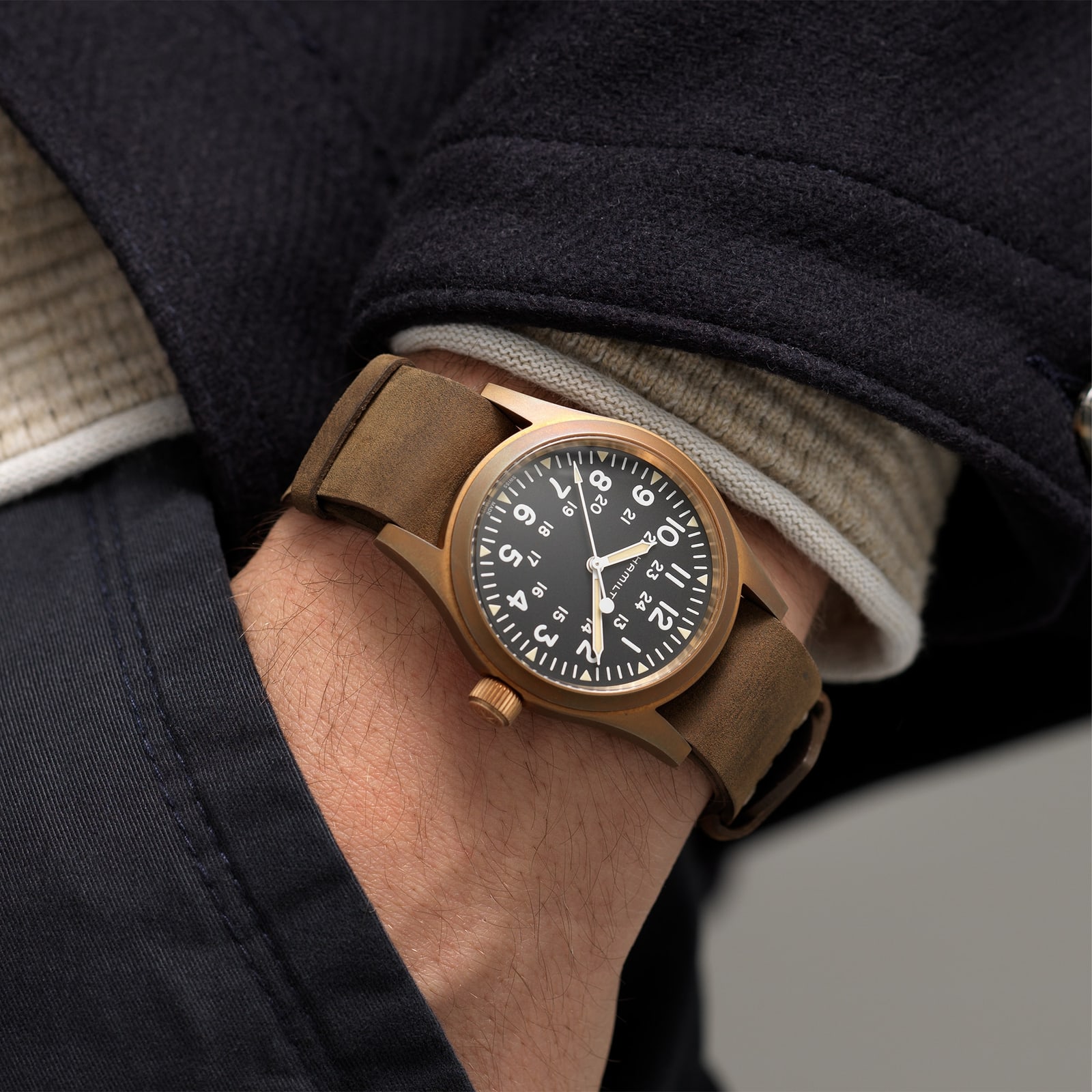 Hamilton Khaki Field Mechanical Bronze