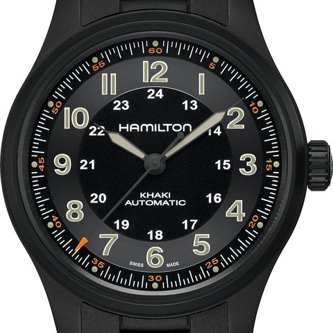 Hamilton Khaki Field Titanium Auto 42 (black PVD)