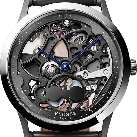 Hermès Slim d'Hermes Squelette Lune (Titanium)