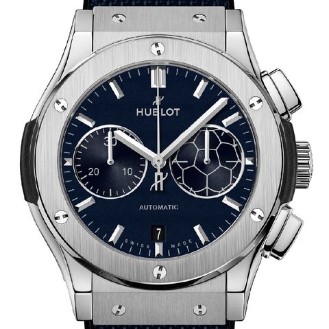 Hublot Classic Fusion Chronograph Titanium Blue Victory 45mm