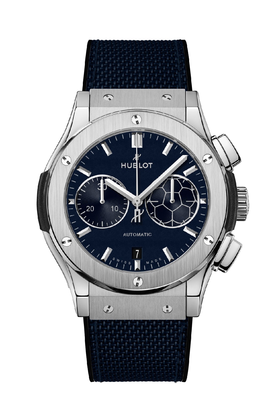 Hublot Classic Fusion Chronograph Titanium Blue Victory 45mm