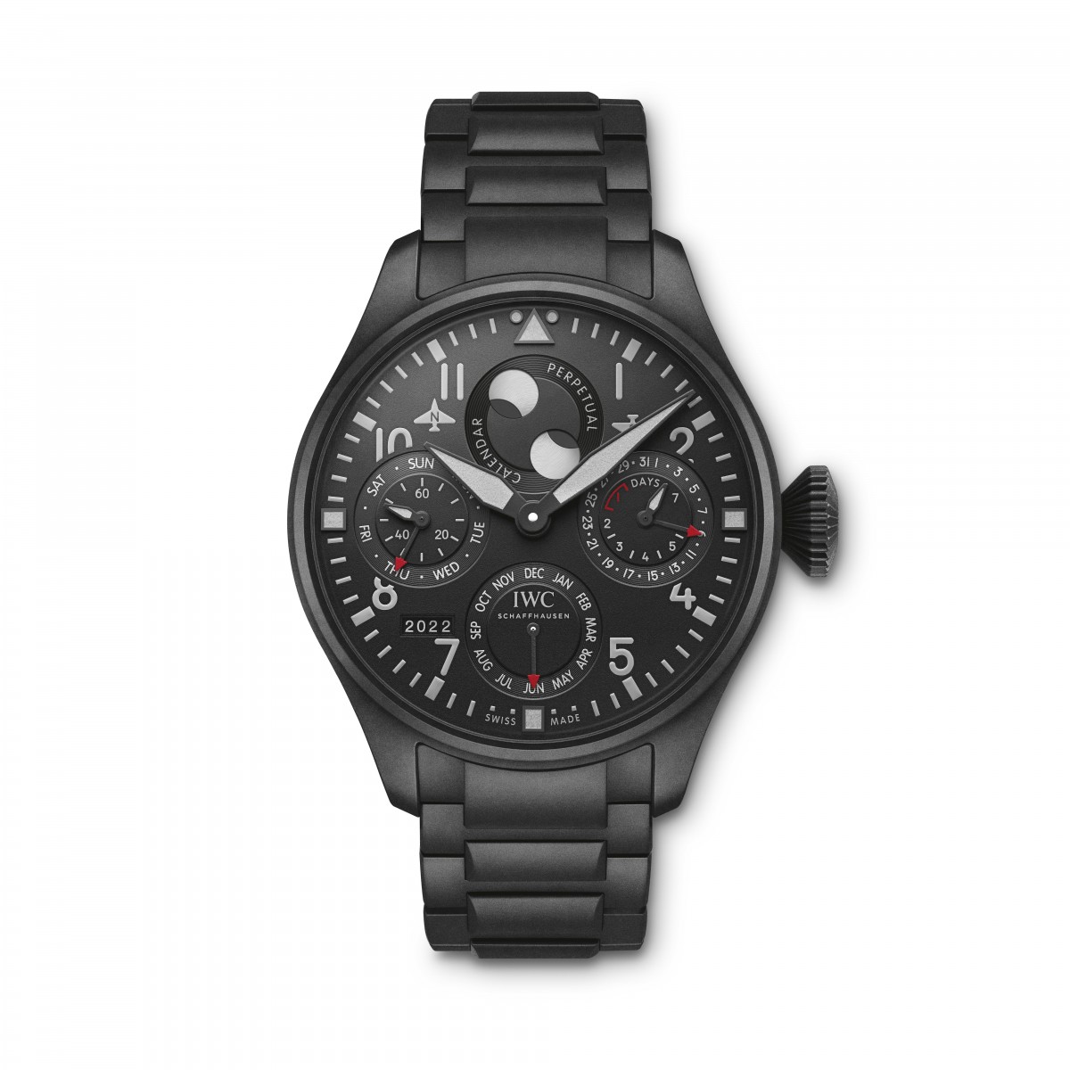 IWC Big Pilot's Watch Perpetual Calendar Top Gun Ceratanium (IW503604)