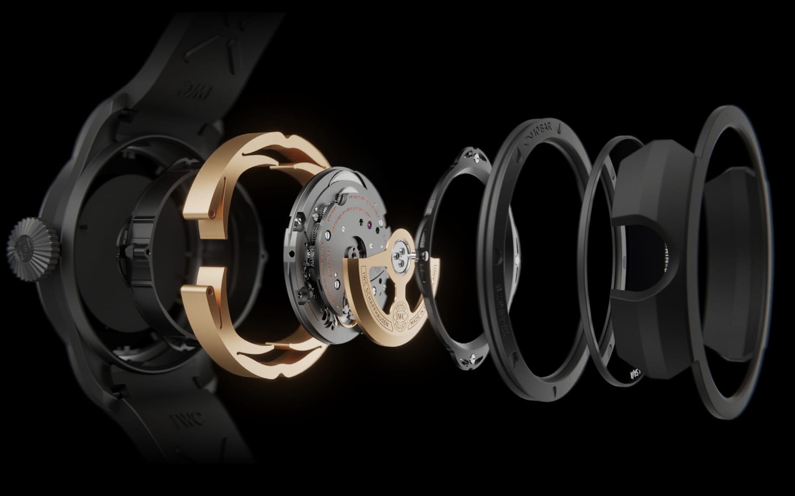 IWC Big Pilot's Watch Shock Absorber XPL (Ceratanium)