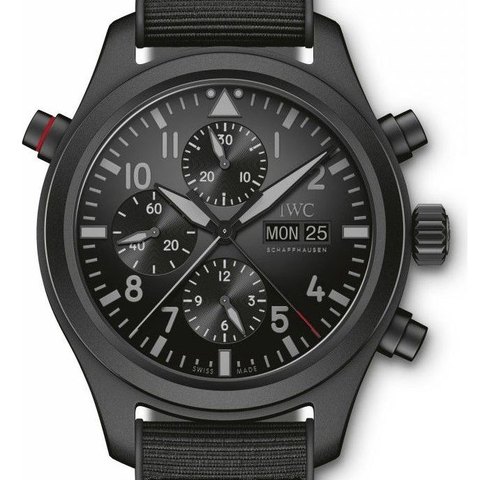 IWC Pilot's Watch Double Chronograph Top Gun Ceratanium