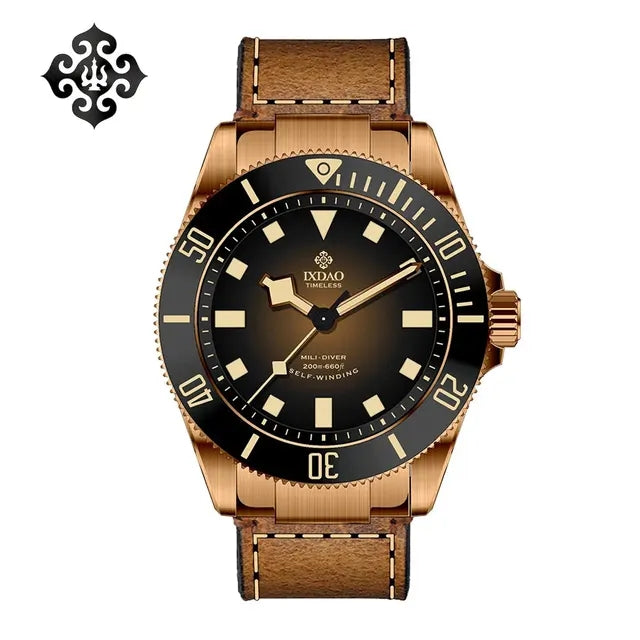 IXDAO Bronze 39mm Automatic Dive Watch (JD-X02T)