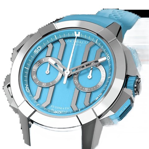 Jacob & Co Epic X Chrono Titanium (light blue)