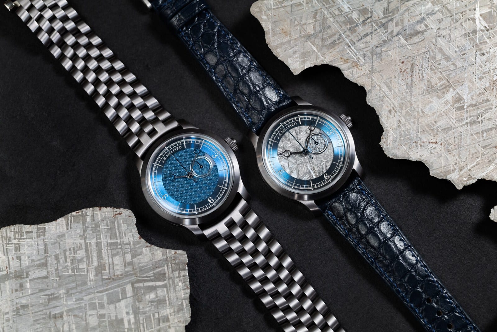 J.N. Shapiro Infinity Radiant Monopusher Chronograph