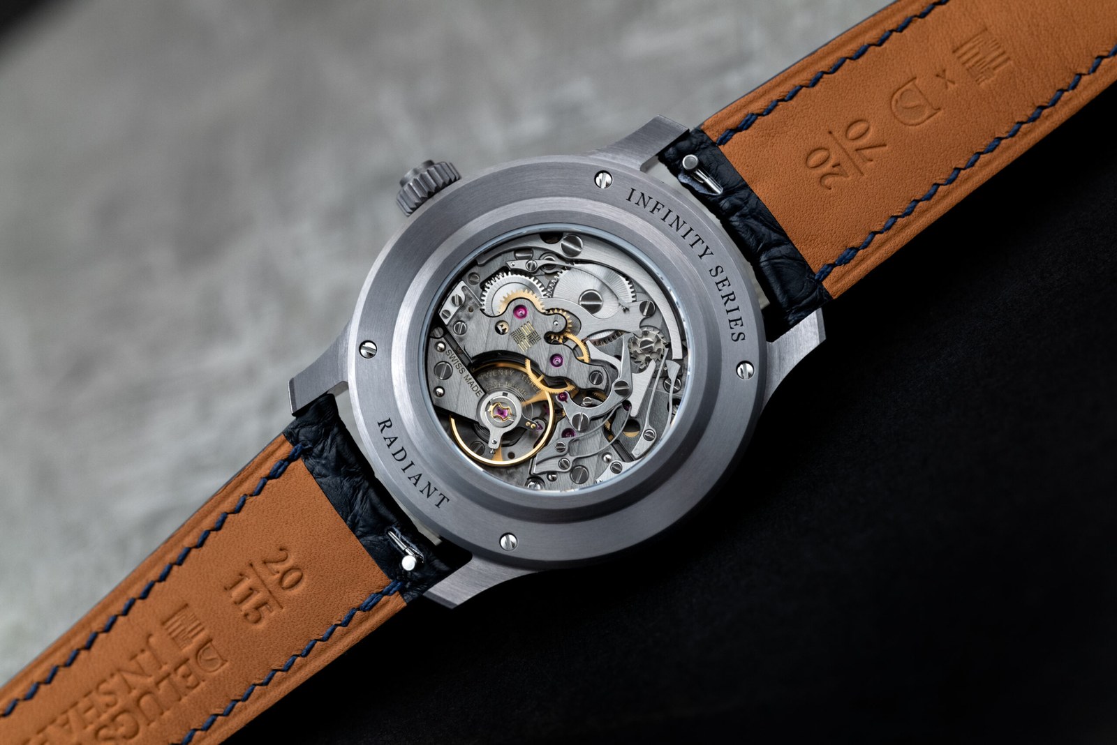 J.N. Shapiro Infinity Radiant Monopusher Chronograph