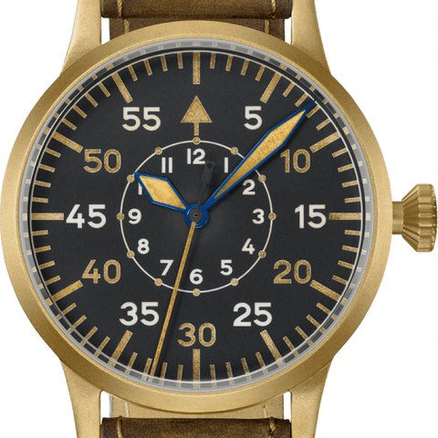 Laco Pilot Watch Original Friedrichshafen Bronze 45