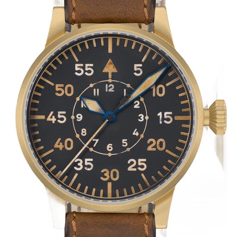 Laco Pilot Watch Original Leipzig Bronze