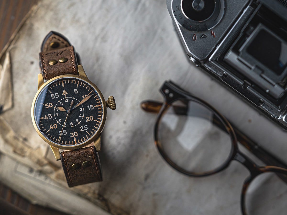 Laco Pilot Watch Original Paderborn Bronze