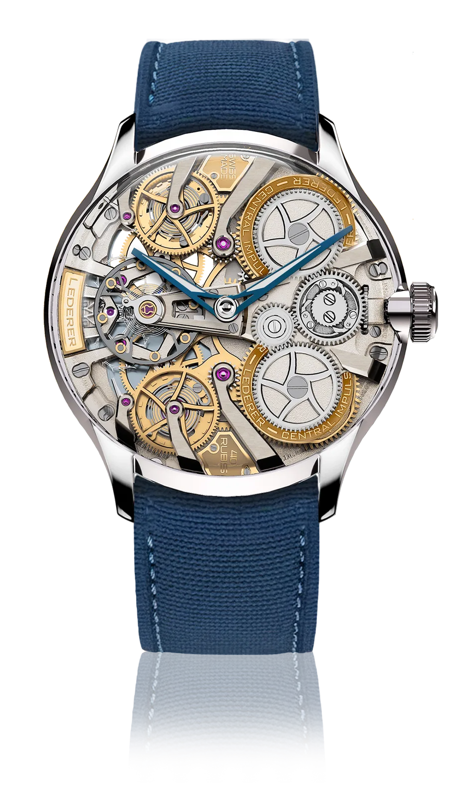 Lederer Inverto Titanium 39mm