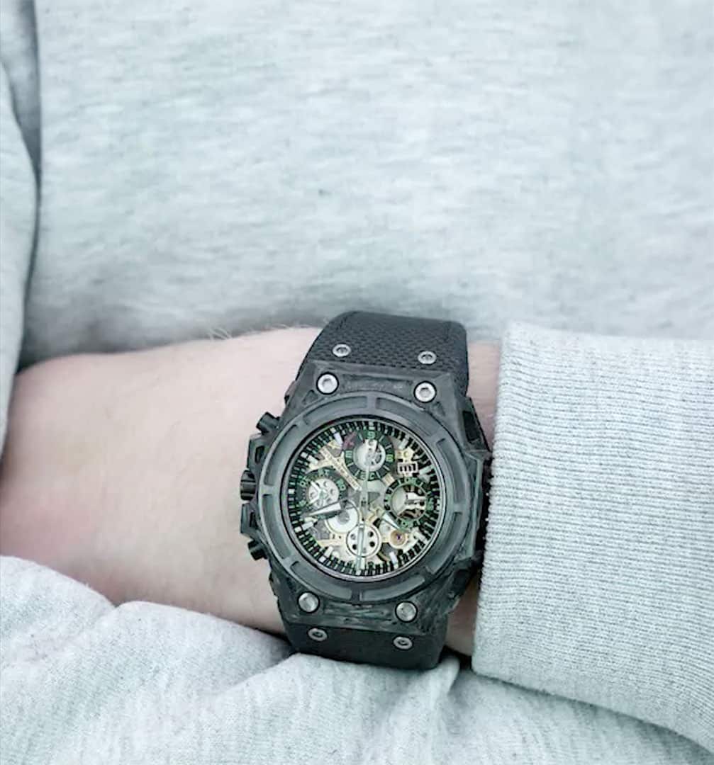 Linde Werdelin SpidoSpeed Carbon Green (3D Movement)