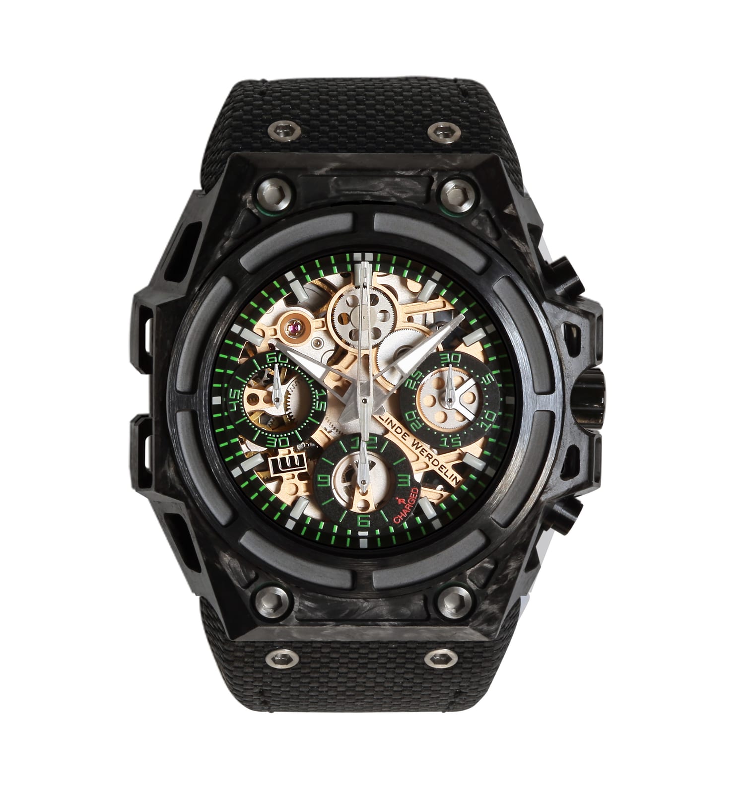 Linde Werdelin SpidoSpeed Carbon Green (3D Movement)