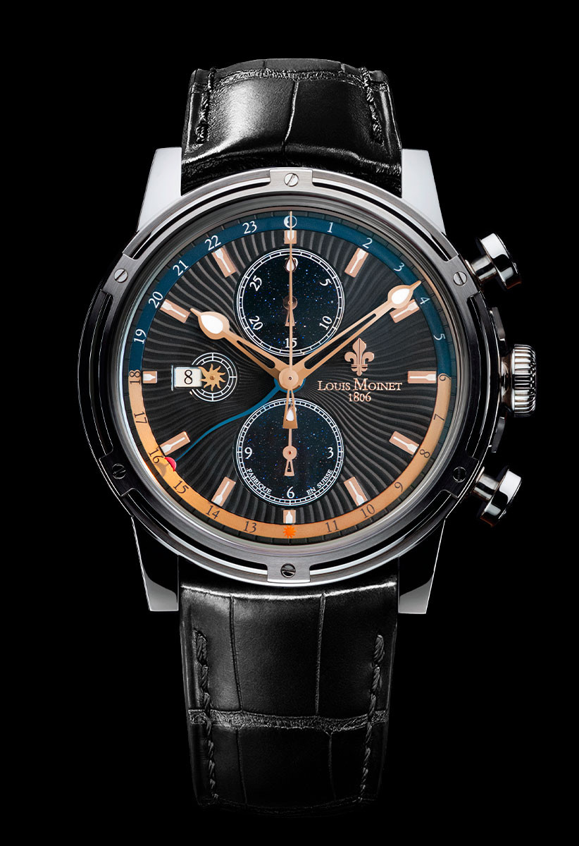 Louis Moinet Geograph Titanium Aventurine