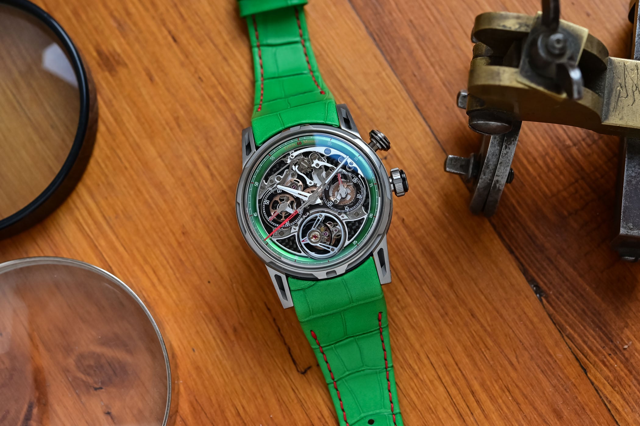 Louis Moinet Impulsion Titanium Green