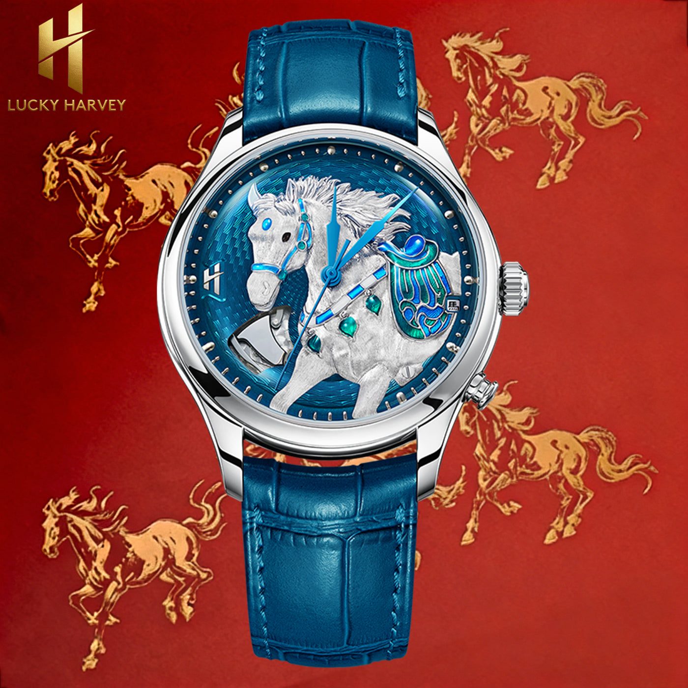Lucky Harvey 2026 Horse Chiming Automaton