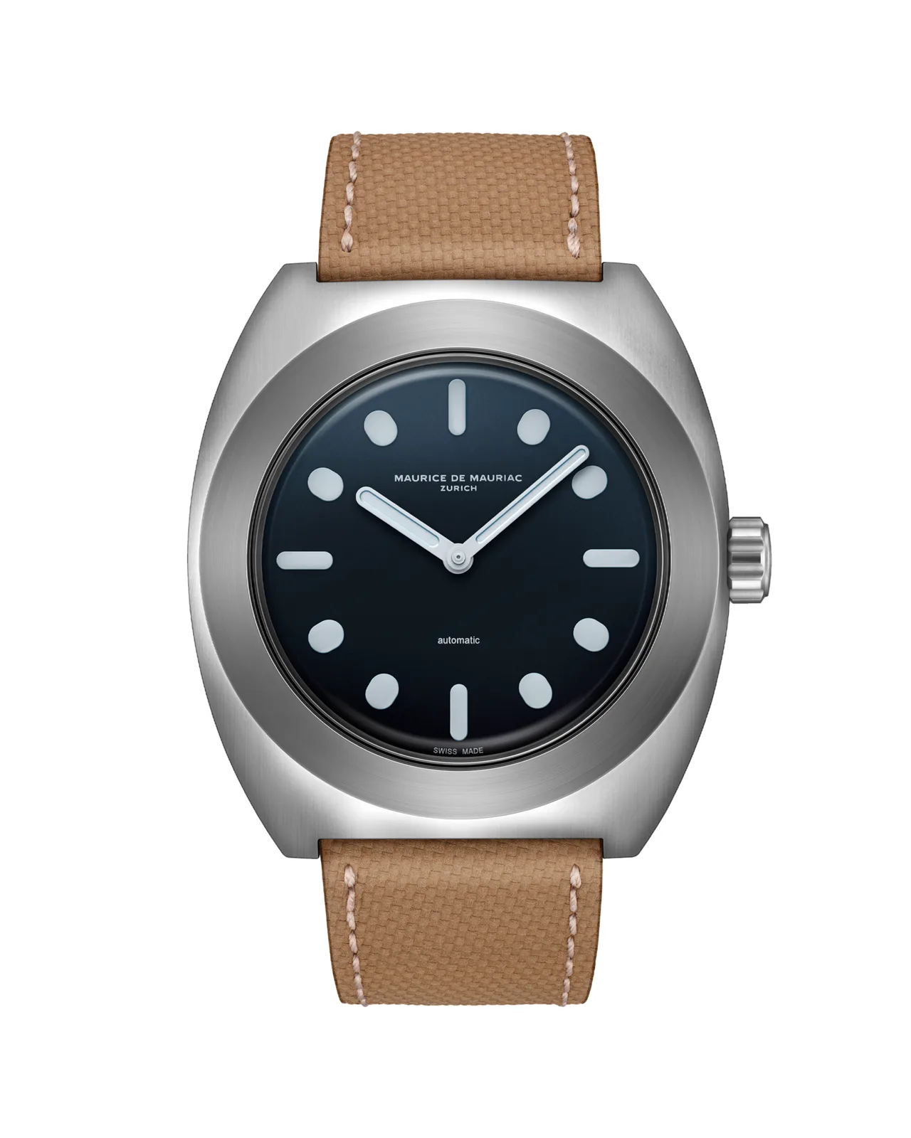 Maurice de Mauriac O1 Pillow Watch Titanium