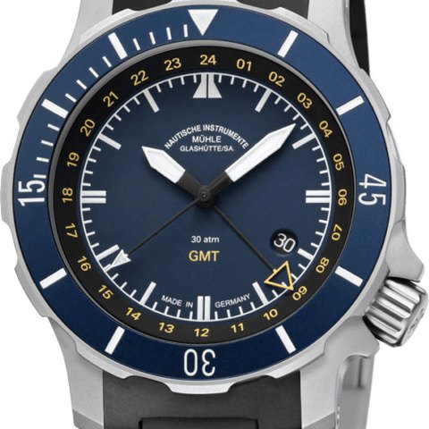 Mühle-Glashütte Seebataillon GMT (Titanium)