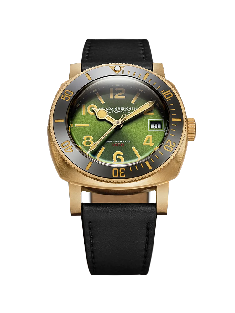 Nivada Grenchen Depthmaster Bronze Green