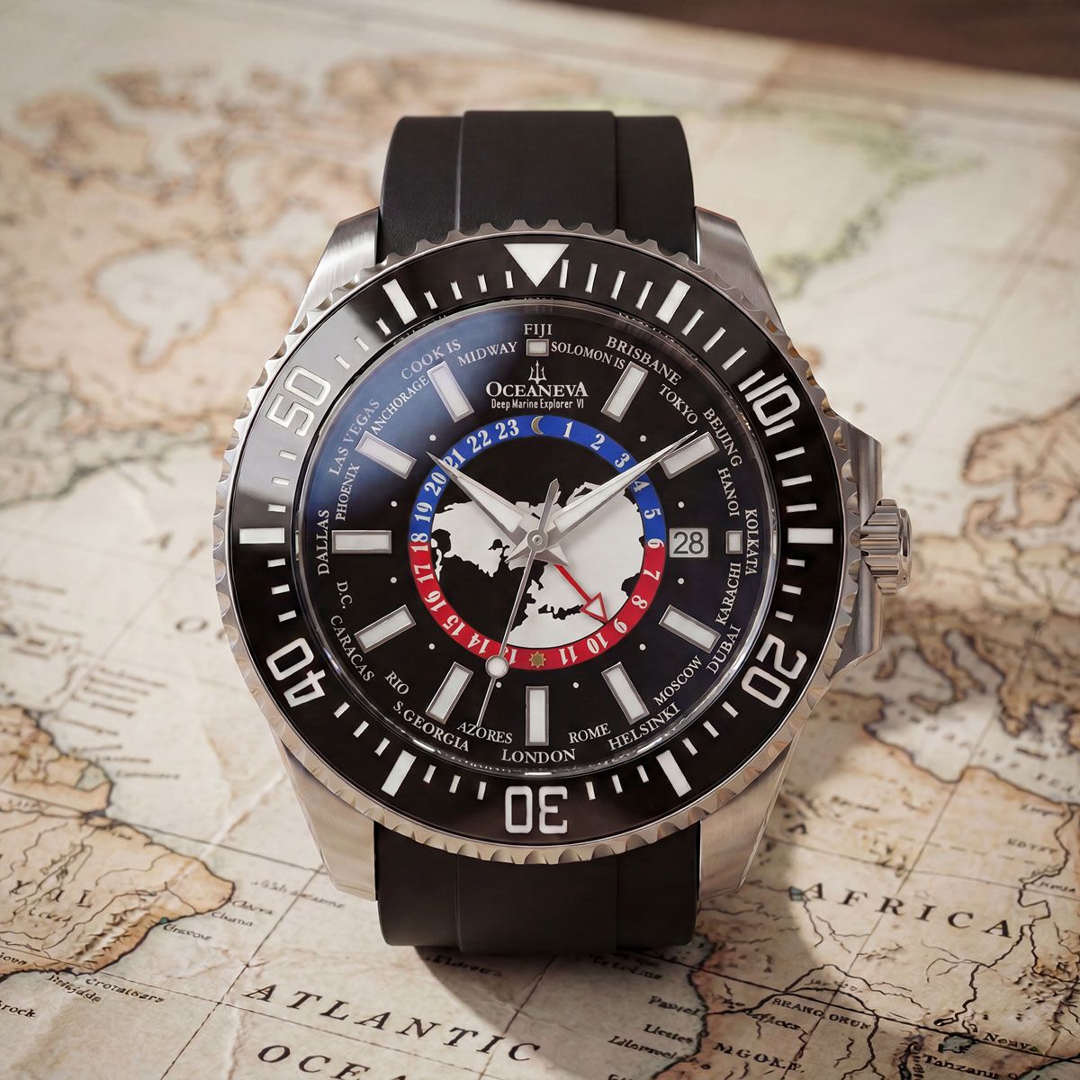 Oceaneva WorldTime 6000m GMT