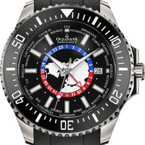 Oceaneva WorldTime 6000m GMT