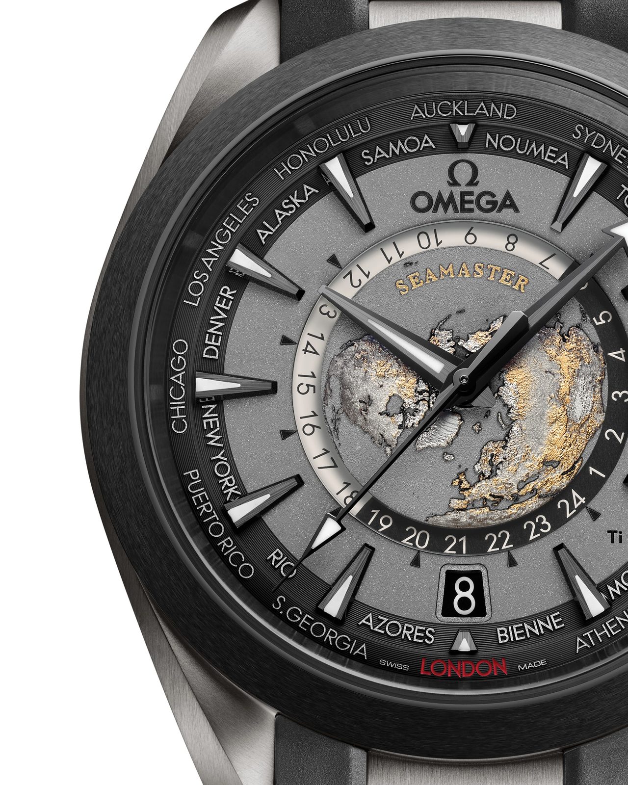 Omega Seamaster Aqua Terra 150M Worldtimer (Titanium)