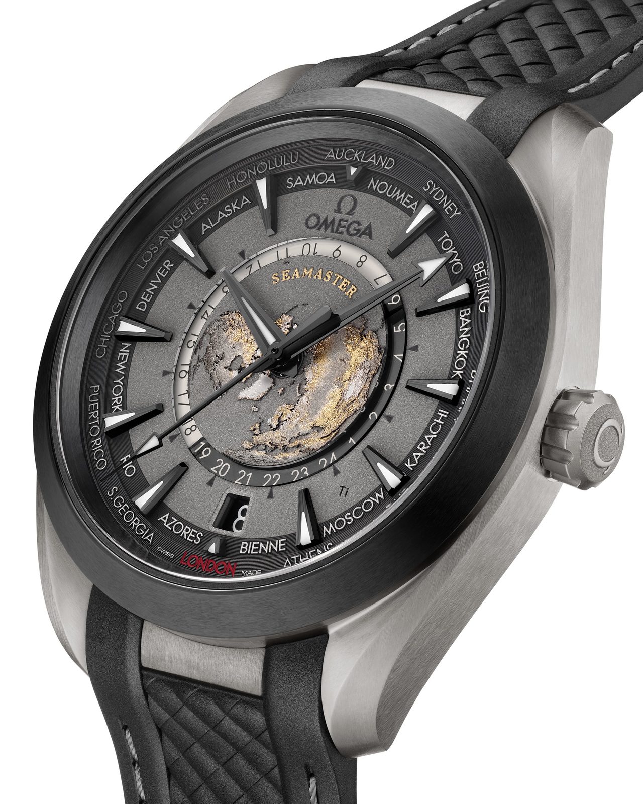 Omega Seamaster Aqua Terra 150M Worldtimer (Titanium)