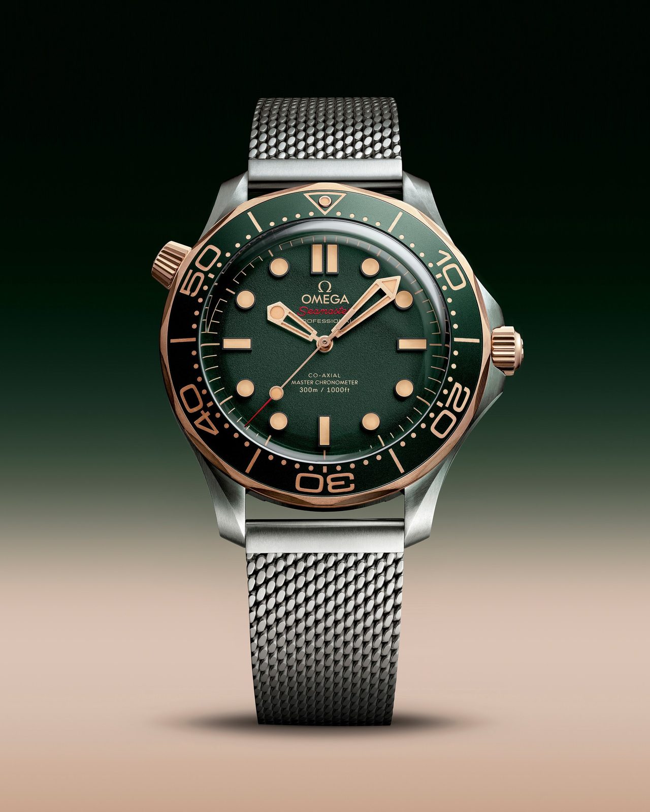 Omega Seamaster Diver 300M Titanium Bronze Gold