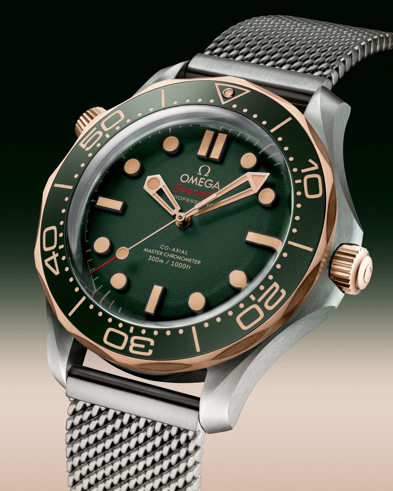 Omega Seamaster Diver 300M Titanium Bronze Gold