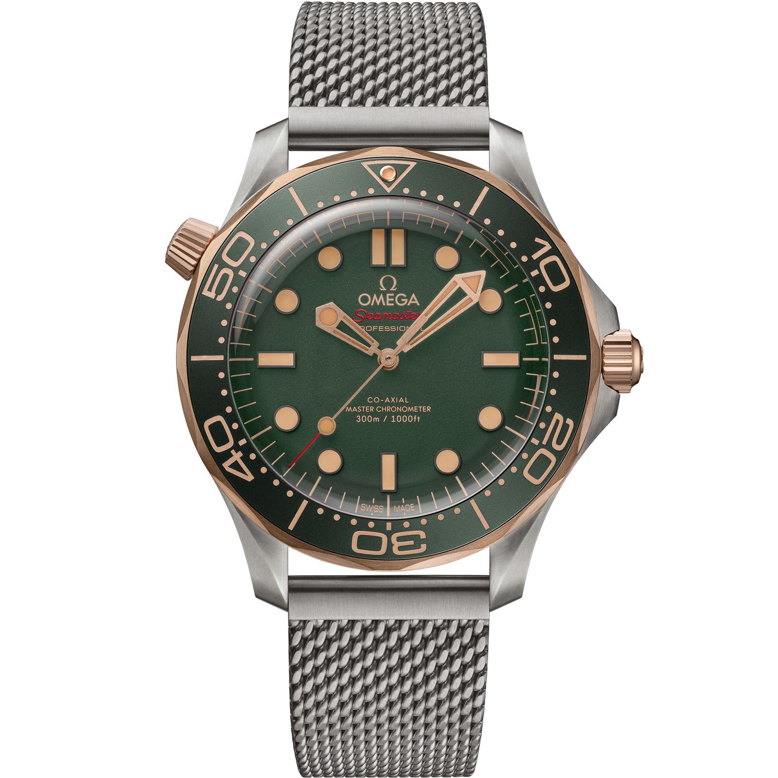 Omega Seamaster Diver 300M Titanium Bronze Gold