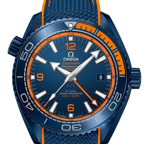 Omega Seamaster Planet Ocean 600M Deep Black Big Blue GMT