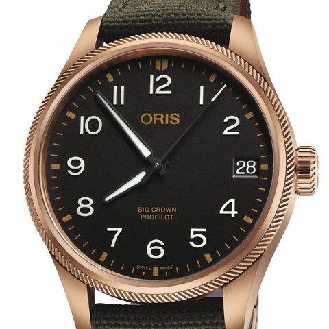Oris Big Crown ProPilot Big Date Bronze