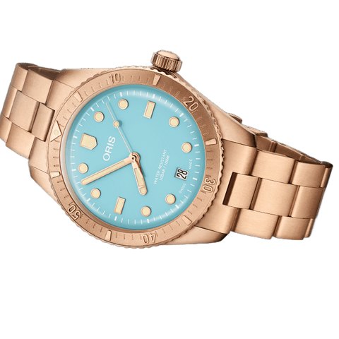 Oris Divers Sixty-Five Cotton Candy (Full Bronze)