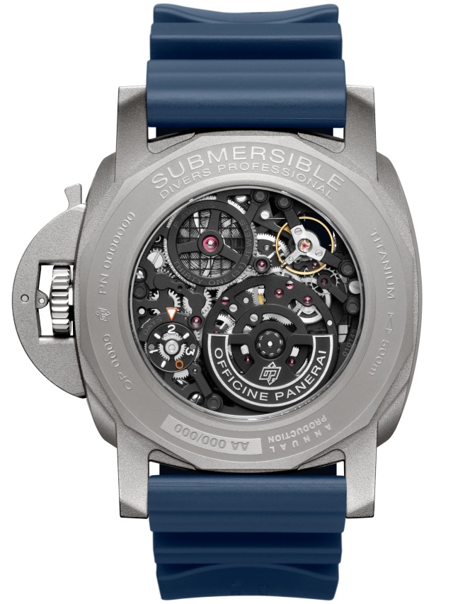 Panerai Submersible GMT DMLS Titanio Skeleton 47mm