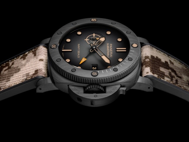 Panerai Submersible QuarantaQuattro GMT Navy SEALs Carbotech
