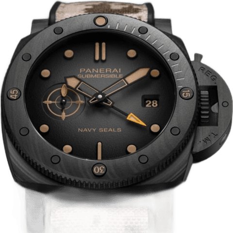 Panerai Submersible QuarantaQuattro GMT Navy SEALs Carbotech